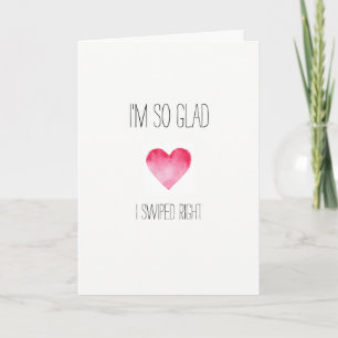 Jag är så glad att jag snurrade Valentineser för h Helgkort