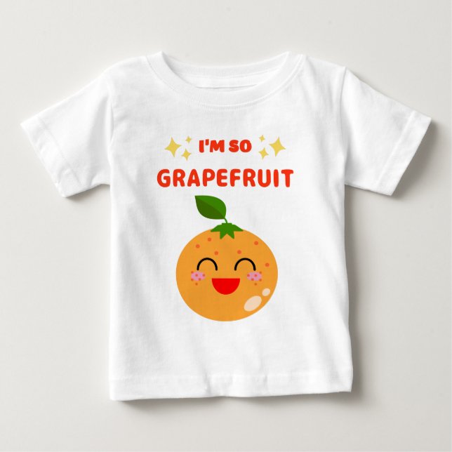 JAG ÄR SÅ GRAPEFRUIT T-Shirt (Framsida)