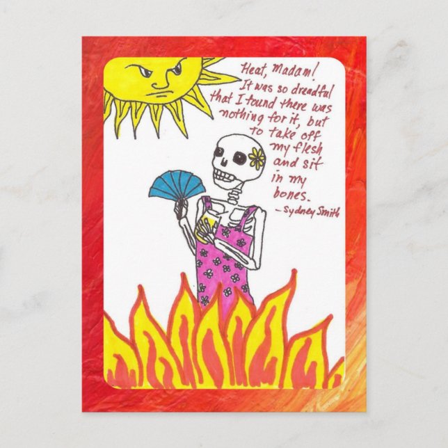 Jag är så Hett Vykort (Framsida)