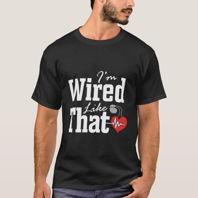 Jag är så kabel som den där Icd-operationen Cardia T Shirt (Framsida)