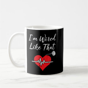 Jag är så kallad ICD Surgery Cardiac Pacemaker Kaffemugg