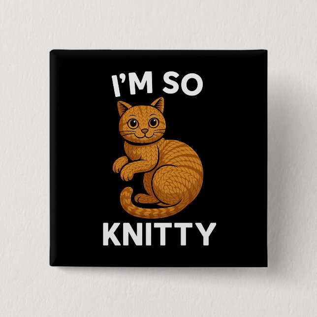 Jag är så Knitty.. Knapp (Framsida)