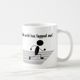 Jag är så långt bakom världen har lockat mig! Funn Kaffemugg