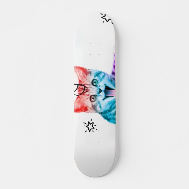 Jag är så meologisk! mini skateboard bräda 18,5 cm (Framsida)