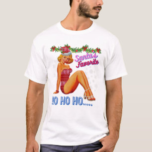 Jag är så-Nice Santa's-Favorite-Ho Naughty Dirty J T Shirt
