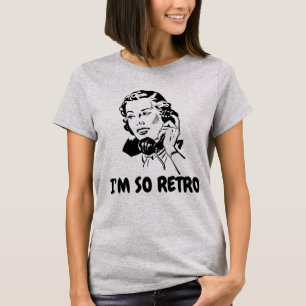 JAG ÄR SÅ RETRO T-shirts, Lung 1950-talets Housefr T Shirt