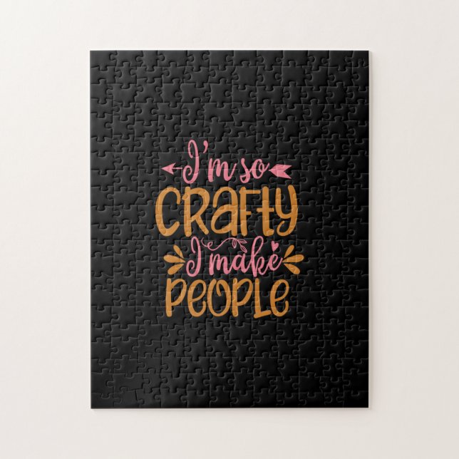 Jag är så smart att jag gör folk pussel (Vertikal)