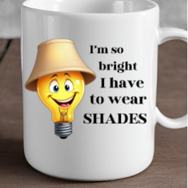 Jag är så smart att jag måste bära SHADES Kaffemugg