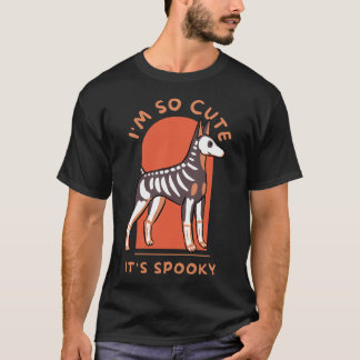 Jag är så söt att det är kusligt en rolig Doberman T Shirt
