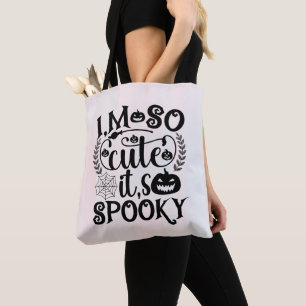 Jag är så söt att det är läskigt Halloween Tygkasse