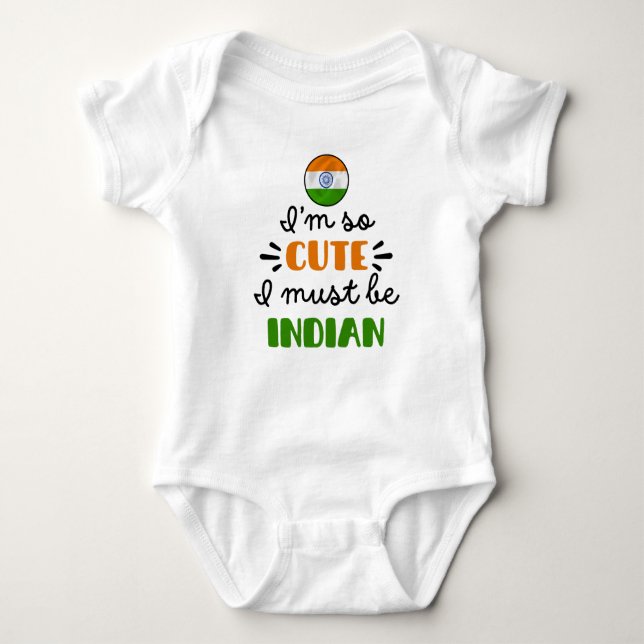 Jag är så söt att jag måste vara indian t shirt (Framsida)
