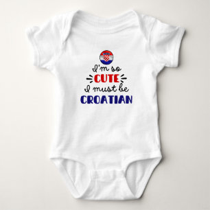 Jag är så söt att jag måste vara kroatisk t shirt