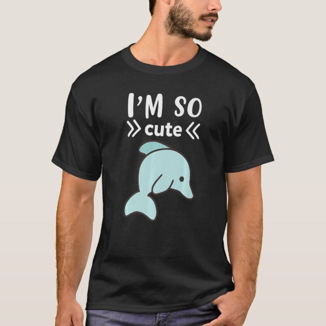 Jag är så söt delfin 1 t shirt (Framsida)