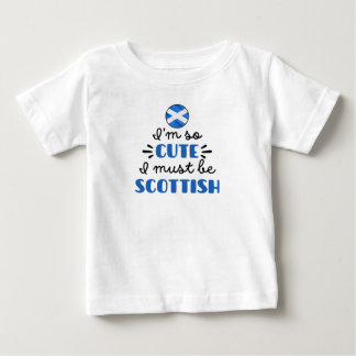Jag är så söt, jag måste vara skotsk t shirt