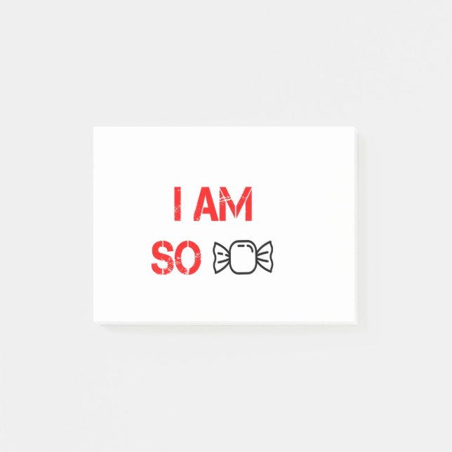 Jag är så söt post-it block (Framsida)