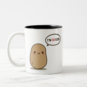 Jag är så söt potatis Två-Tonad mugg