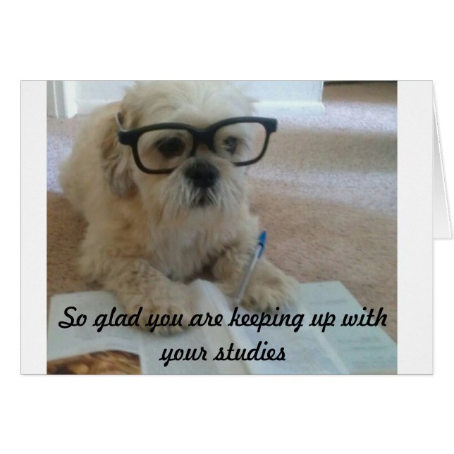 Jag är så stolt över dig hälsningskort (Framsidan Horizontal)