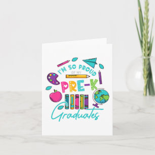 Jag är så stolt över mina förskoleutexaminerade si kort