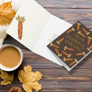 Jag är så tacksam för din Thanksgiving Kort