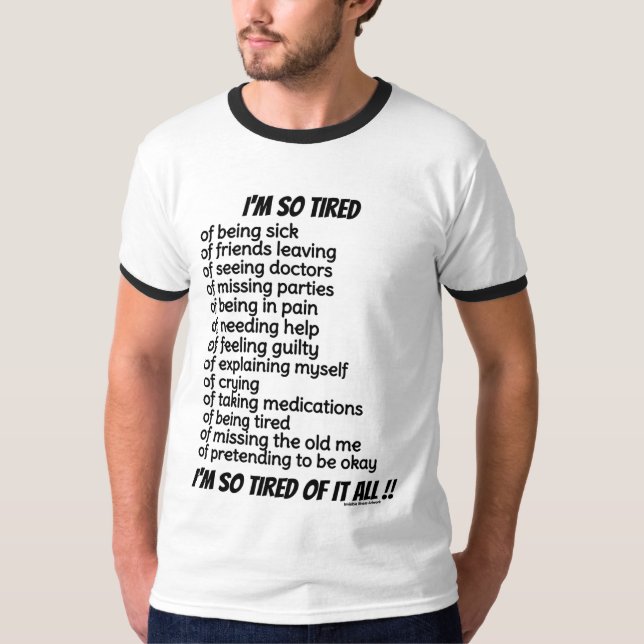 JAG ÄR SÅ TIRED T SHIRT (Framsida)