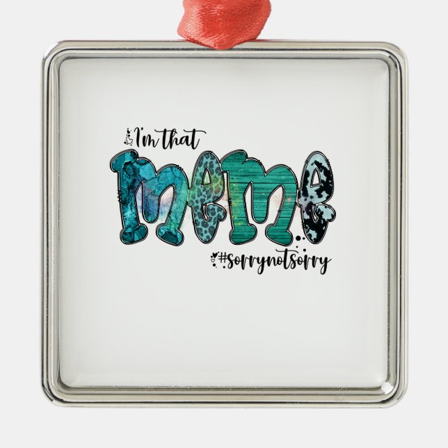 Jag är säker på att ledamoten julgransprydnad metall (Framsidan)