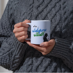 Jag är Salesforce Sleuth Kaffemugg