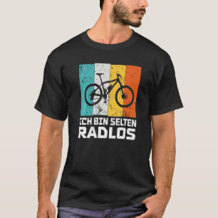 Jag är sällan bikelfri, rolig cyklist-cykelcykel P T Shirt