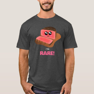 Jag är Sällsynt - Cute Steak Pun T Shirt