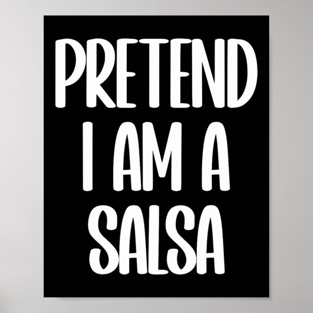 Jag är Salsa Halloween Costume Poster (Framsidan)
