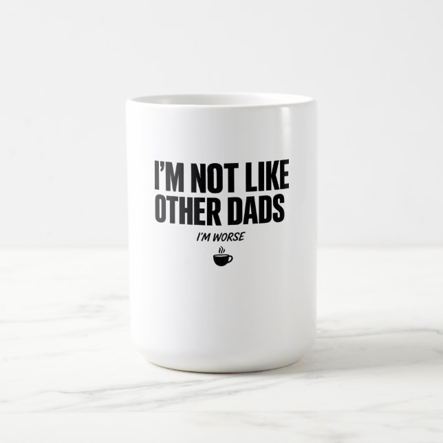 Jag är sämre kaffe  kaffemugg (Center)