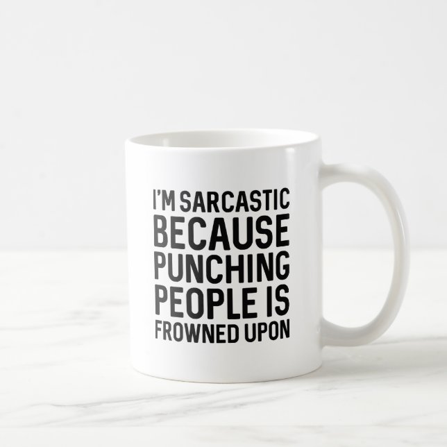 Jag är sarkastisk kaffemugg (Höger)