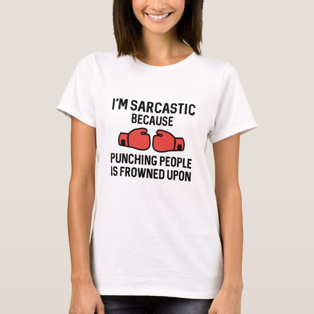 Jag är Sarksastisk T Shirt (Framsida)