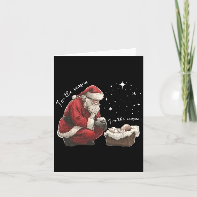 Jag är säsong jag är Reason Jesus Christian Chri Kort (Framsida)