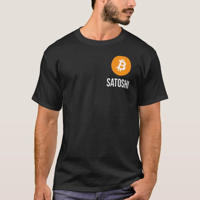 Jag är Satoshi Nakamoto Bitcoin Blockchain 4 T Shirt (Framsida)