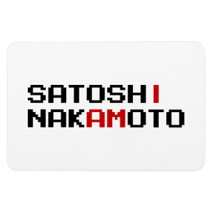 JAG ÄR SATOSHI NAKAMOTO MAGNET