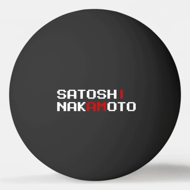 JAG ÄR SATOSHI NAKAMOTO PING BOLL (Framsidan)