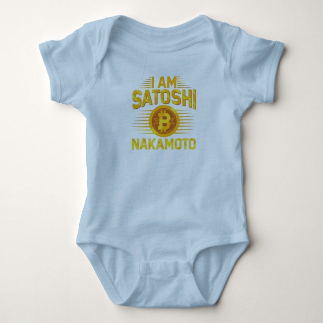 Jag är Satoshi Nakamoto T Shirt (Framsida)