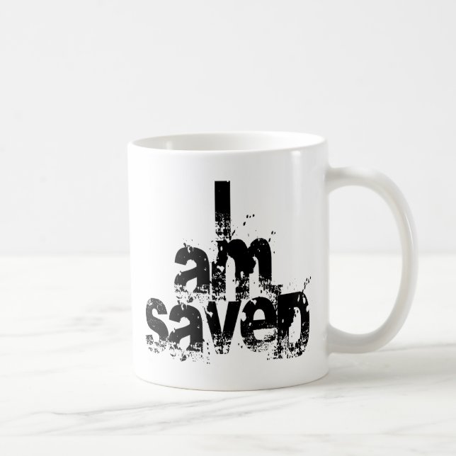 Jag är Saved Christian Kaffemugg (Höger)