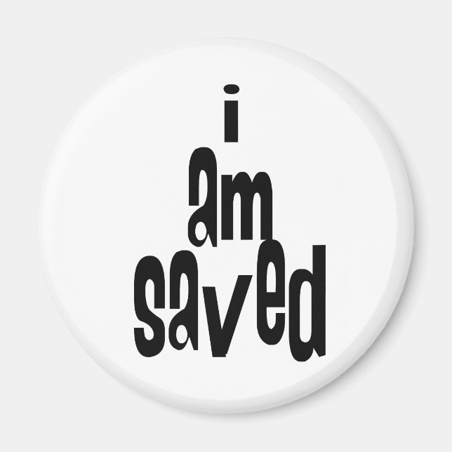 Jag är Saved Christian Magnet (Framsidan)