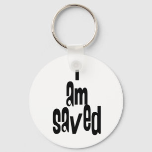 Jag är Saved Christian Nyckelring
