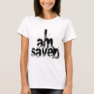 Jag är Saved Christian T Shirt