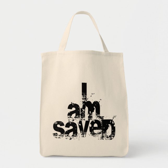 Jag är Saved Christian Tygkasse (Framsidan)