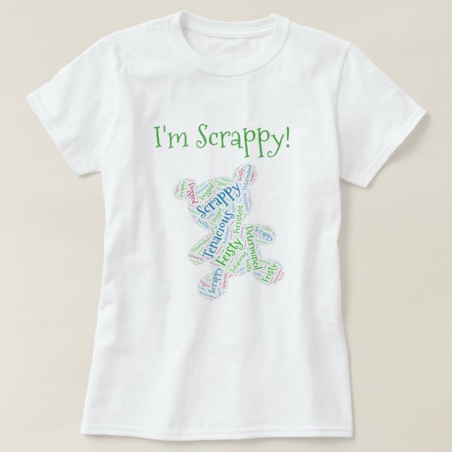 Jag är Scrappy T Shirt (Design framsida)
