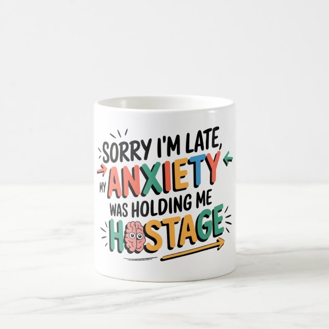 Jag är sen kaffemugg (Center)