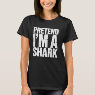 Jag är Shark Funny Halloween Costume Party T Shirt