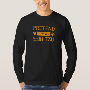 Jag är Shih Tzu Hund Halloween Hundägare Sc T Shirt