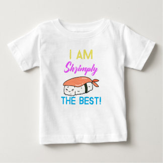 Jag är Shrimply the Best: Kids Pun. T-Shirt