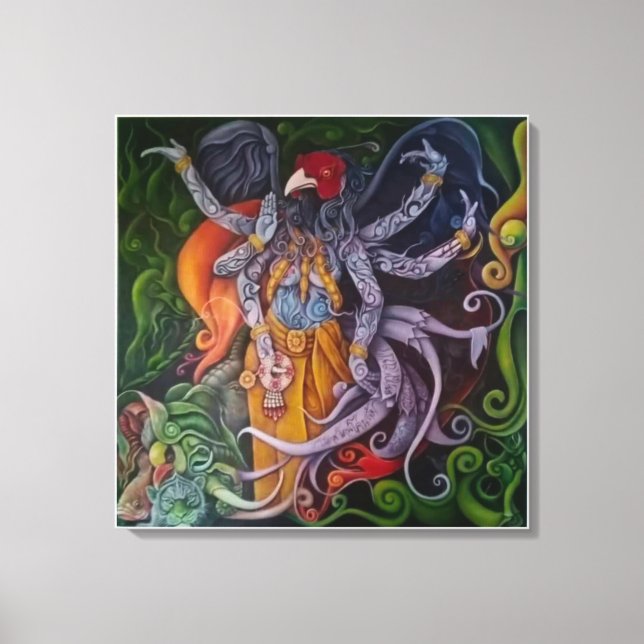 Jag är Siam-skogen! Canvastryck (Framsida)