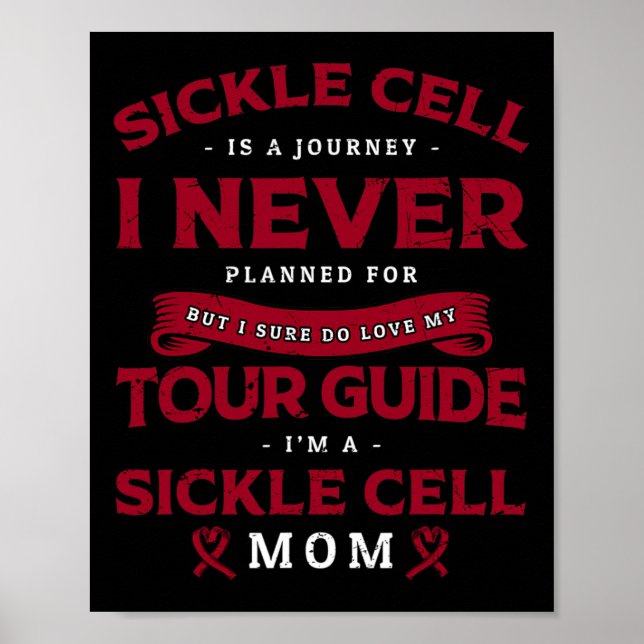 Jag är Sickle Cell-Mamma - Sickle Cell-sjukdom Med Poster (Framsidan)