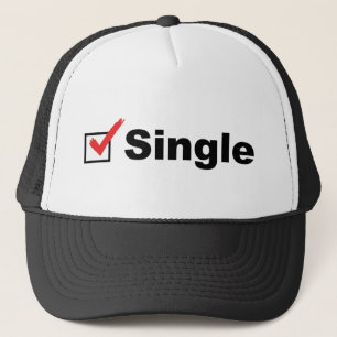 Jag är singel och tillgänglig keps